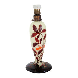 Austrian Loetz Cameo Glass Table Lamp - Products