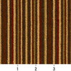 Red, Green and Brown Thin Stripe Woven Upholstery Fabric By The Yard