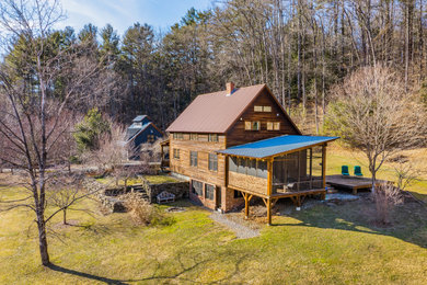 Mountain style exterior home photo in Boston