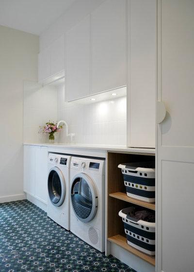 Contemporary Laundry Room by Kitchens by Emanuel