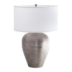 Etched Iron Lamp - Table Lamps