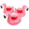 GoFloats Inflatable Floatmingo Drink Holder, 3-Pack, Float Your Drinks in Style
