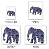 Elephant 5 Twill Duvet Cover, Twin Duvet 68"x88"