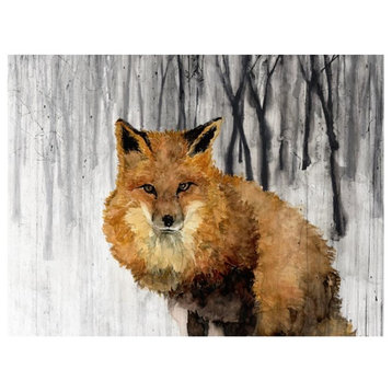 "Snowy Fox" Fine Art Piece