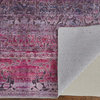 Welch Oriental Machine Washable Pink/Purple Rug, 2'7"x8' Runner