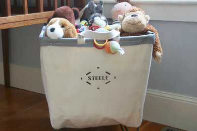 Kids' room - industrial kids' room idea in Boston