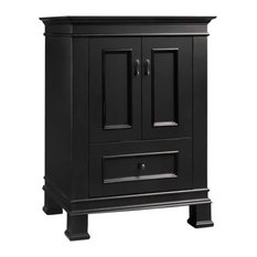 50 Most Por Black Bathroom Vanities For 2018 Houzz Maykke 24 Laura Single Bathroom Vanity Cabinet Only Antique Black Vanities