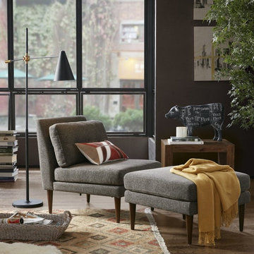 Auburn Armless Lounge