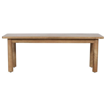 50 Rustic Solid Wood Dining Bench
