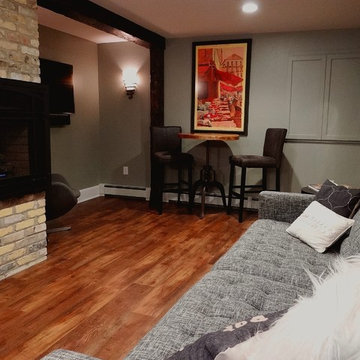 Lower Level Remodel with Wine Cellar