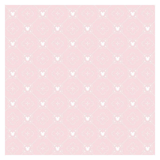 DI0992 Red Disney Minnie Mouse Rainbow Wallpaper