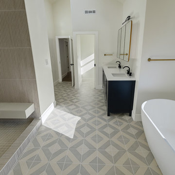 Primary Bathroom with Freestanding Tub - Contra Costa County, CA