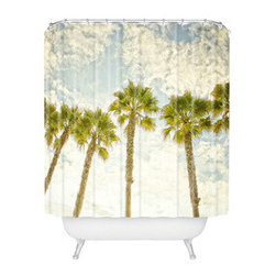 Palms of Light Shower Curtain - Shower Curtains
