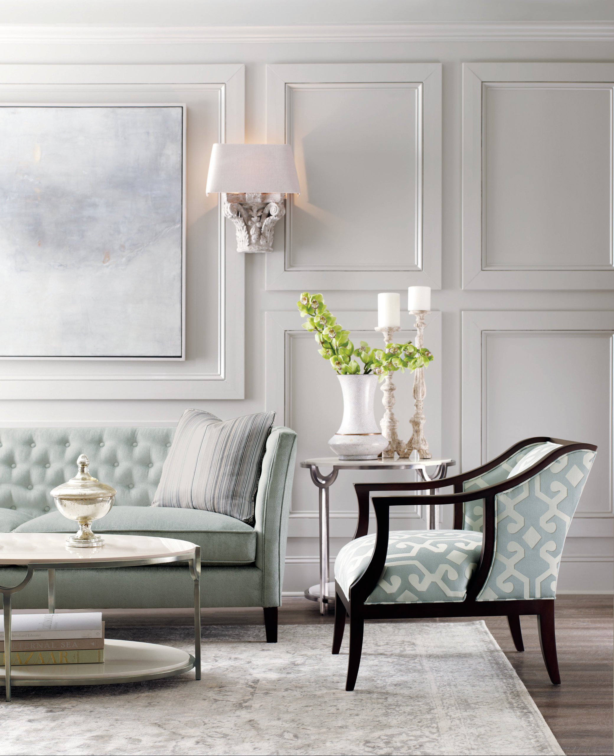 Bernhardt Morello Oval Cocktail Table - Contemporary - Coffee Tables ...