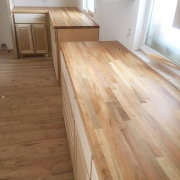 Soft Maple Edge Grain Butcher Block Countertops