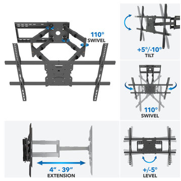 The Beast Heavy Duty TV Wall Mount With Long Extension Arms