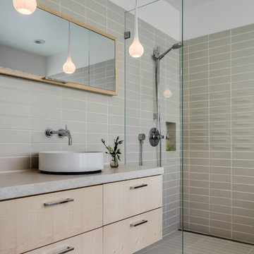 Contemporary refined and elegant bathroom, Palo Alto, CA