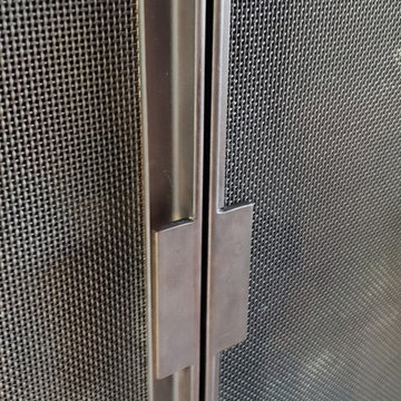 Teton Angle Iron Fireplace Doors