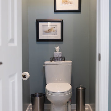 Spa Like Primary Bathroom Remodel with Warm Wood & Brass Details