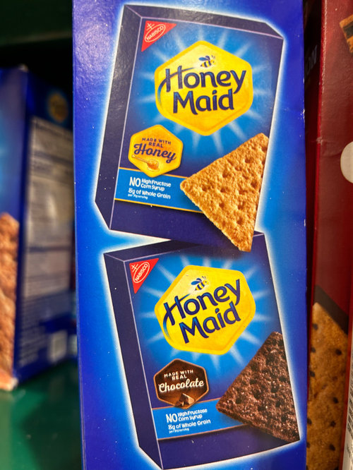 Remember the conversation about chocolate graham crackers?