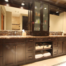 Remodels bath.and kitchen