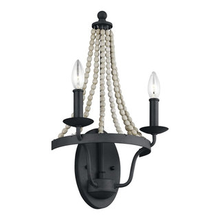 Feiss Nori 2-Light Wall Sconce WB1875DWZ/DWG, Dark Weathered