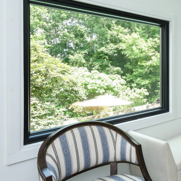Black Picture Window in Chic Bedroom - Renewal by Andersen Georgia
