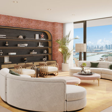 South Beach Penthouse Living Room