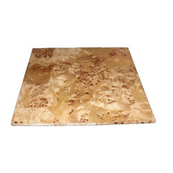 Square Piopo Veneer Lazy Susan - Pantry And Cabinet Organizers