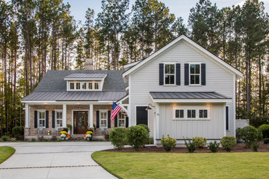 Inspiration for a country exterior home remodel in Other