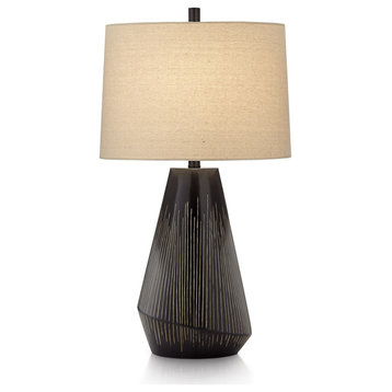 Pacific Coast Briones Table Lamp 38F44 - Charcoal