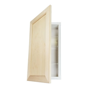 Shaker Style Frameless In Wall Medicine Cabinet Contemporary