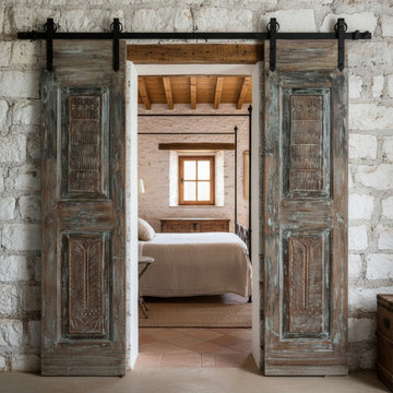 Color-Drenched Doors and Pattern-Driven Spaces