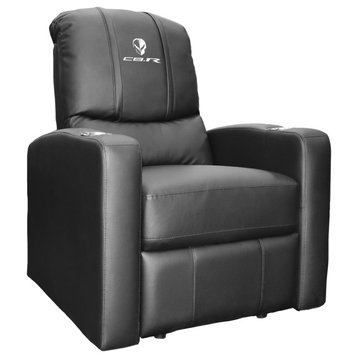 C8R Jake White Man Cave Home Theater Recliner