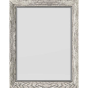 Jeffrey Alexander MIR2CAD-22 Cade 28" x 22" Rectangular Framed - Weathered Grey