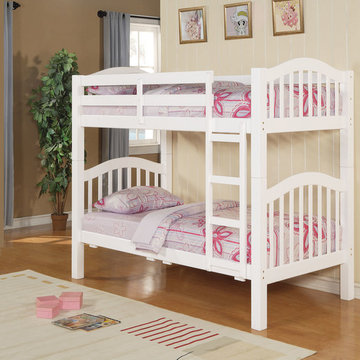 Heartland Twin over Twin Bunk Bed | White