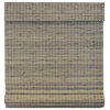 Radiance Cordless Privacy Weave Bamboo Roman Shade, Driftwood 39"x64"