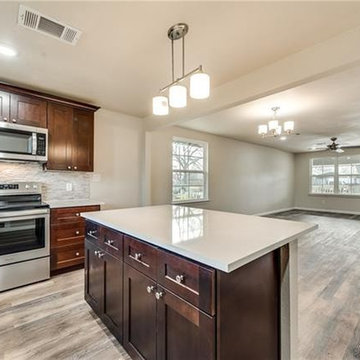 Marple Wood Cabinetry and White Island, Kitchen Remodel in San Jose CA