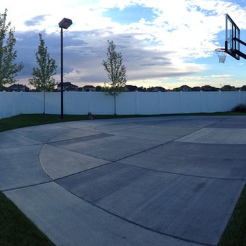 Bryant S's Pro Dunk Diamond Basketball System on a 50x35 in Kaysville, UT