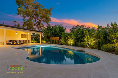 Example of a transitional pool design in Phoenix