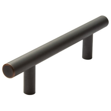 Steel T-Bar Pull - Oil Rubbed Bronze- 96mm