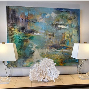Paintings at Kreiss Interior Design