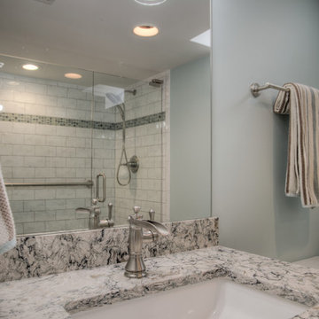 Bright Traditional Kitchen and Bathroom Remodel