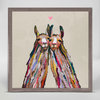 "Llama Love Neutral" Mini Framed Canvas by Eli Halpin