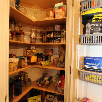 Custom Built-In Pantry Shelving System with Cleats