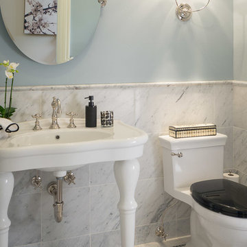 Transitional Powder Room