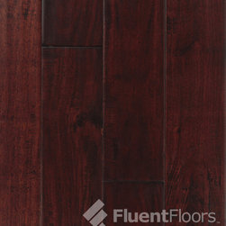Solid Hand Scraped SH01 Black Forest Malaysian Walnut - Hardwood Flooring