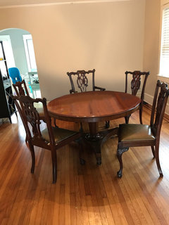 Help Blending Antique And Modern Dining Room Furniture