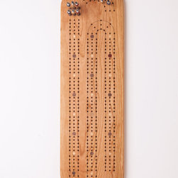 Cribbage Board with Beautiful Pegs - Board Games And Card Games