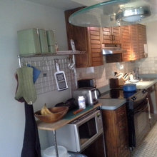 Redo ,updating a small galley kitchen-help